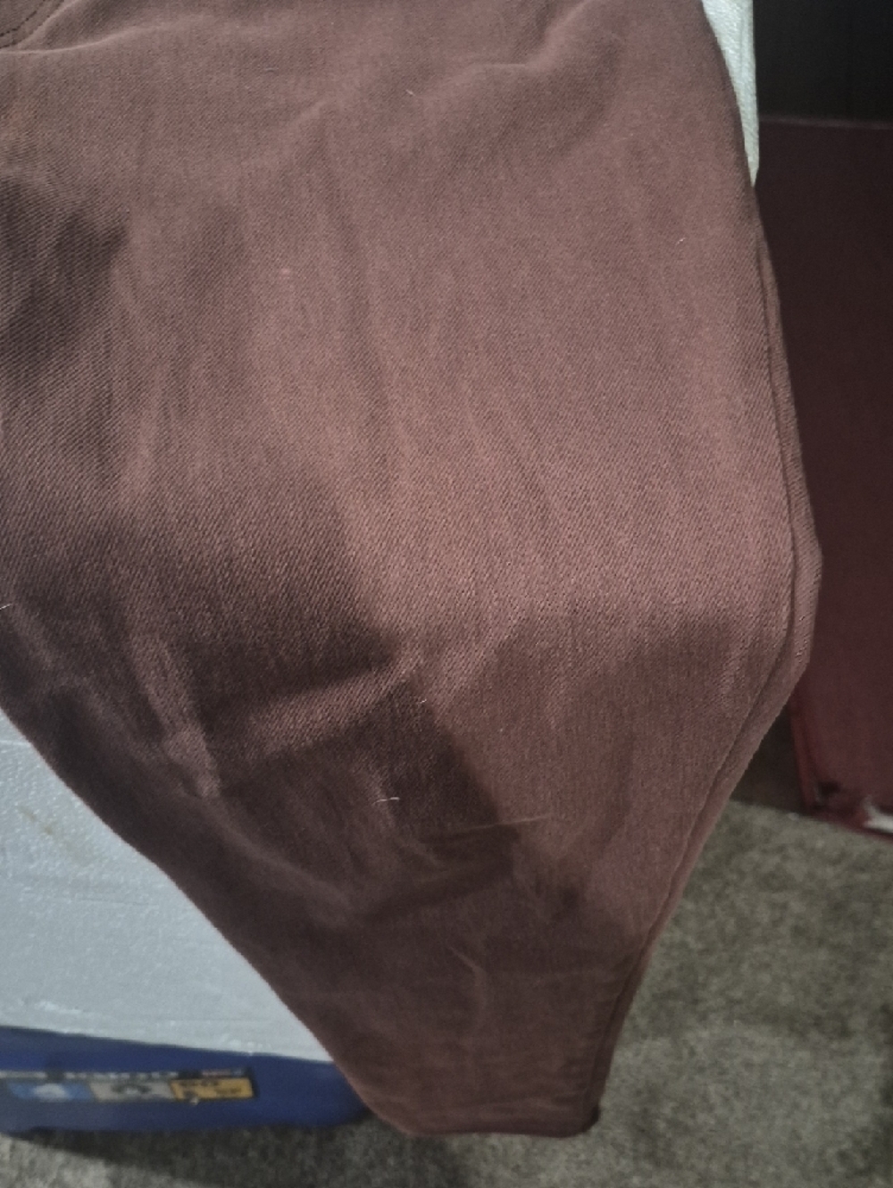 Time and Tru Woman Dark Brown Chino Pants - Picture 3 of 6